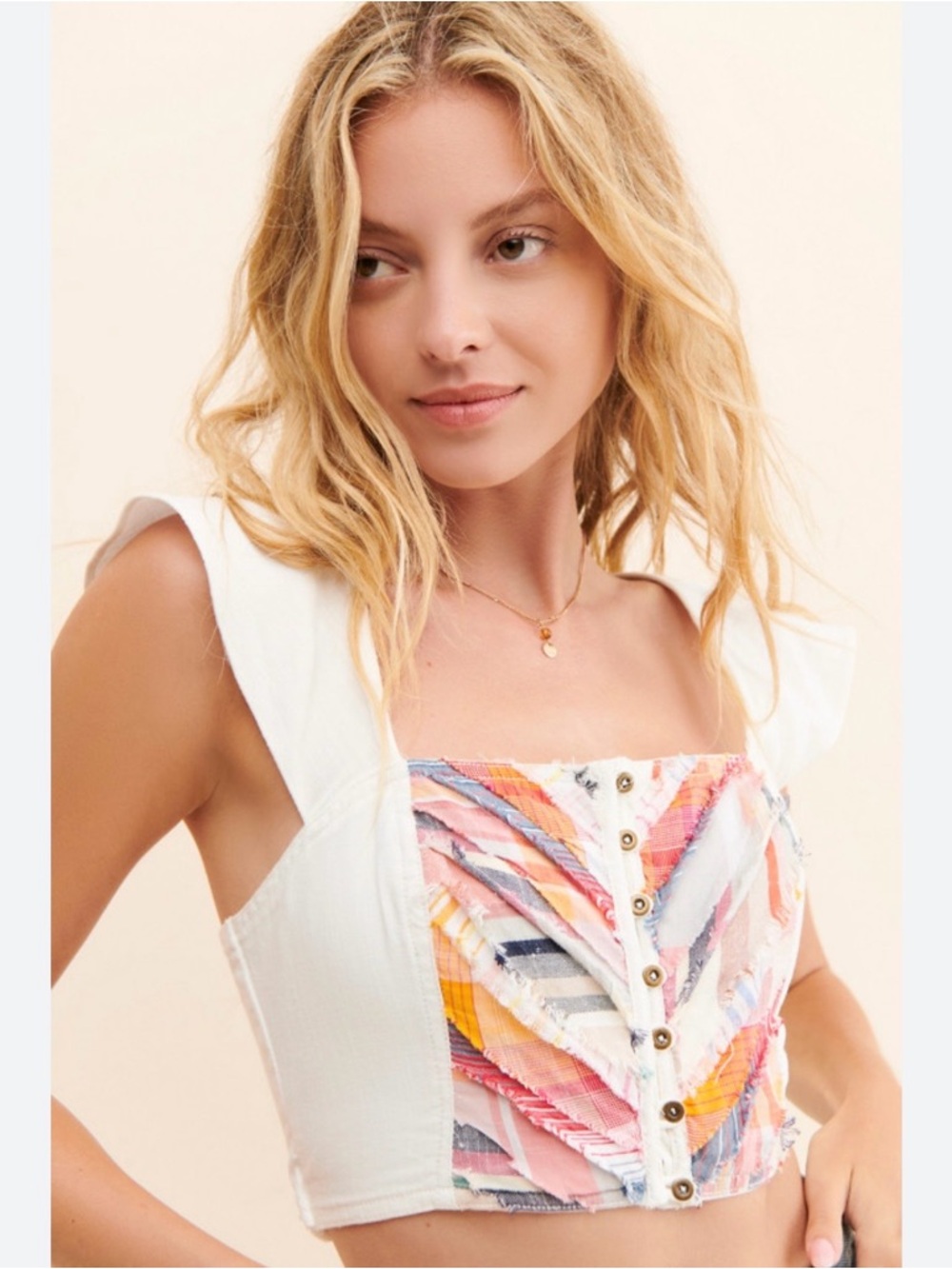 Anthropologie Pilcro Crop top